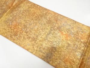 本金　動物に更紗模様織り出し　袋帯